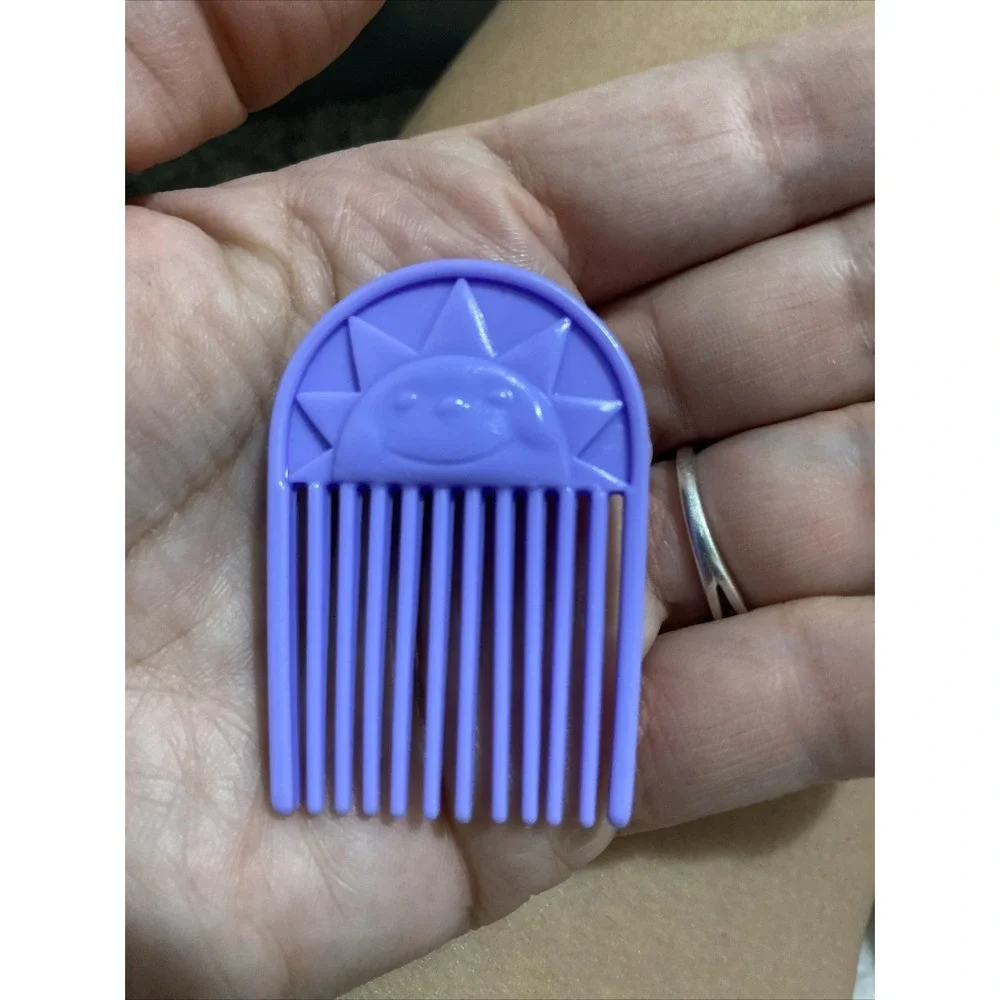 Vintage G1 My Little Pony So Soft Shady Or Fifi Purple Sun Comb Pick 1980's